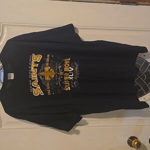 Retro Super Bowl 2010 New Orleans Saints Shirt Retro